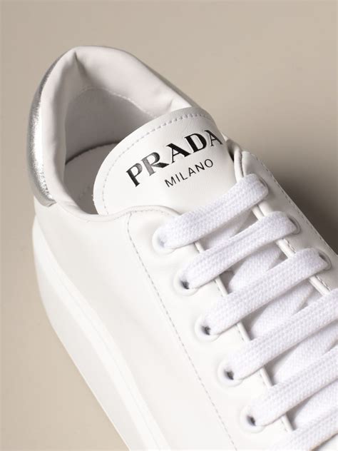 prada shoes women white|prada shoes white sneakers.